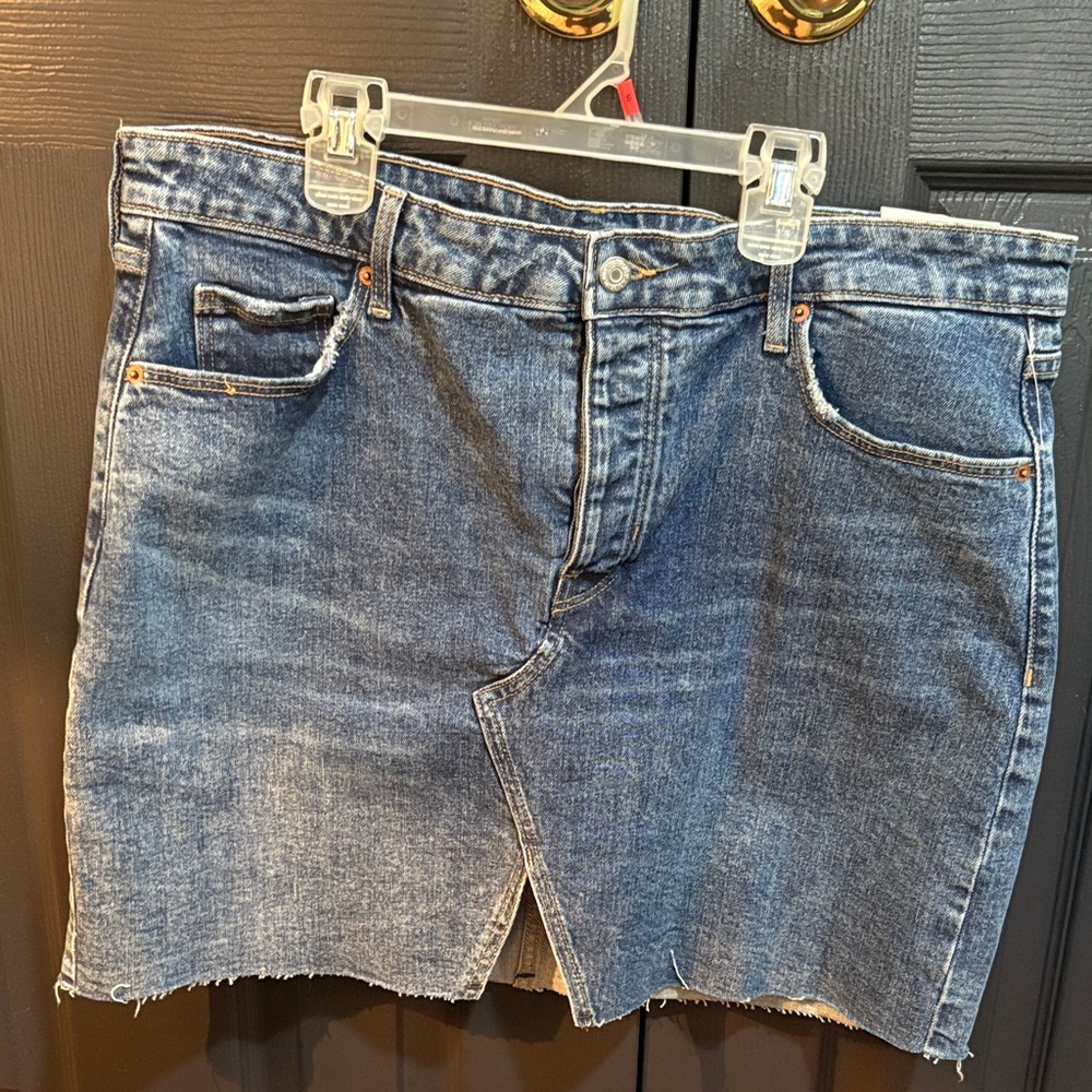 Old Navy Blue Denim Skirt
